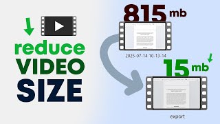 How to Compress Video Without Losing Quality (Reduce Video File Size)