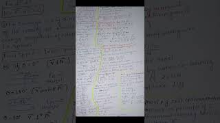 Moving charges and magnetism handwritten short notes for neet