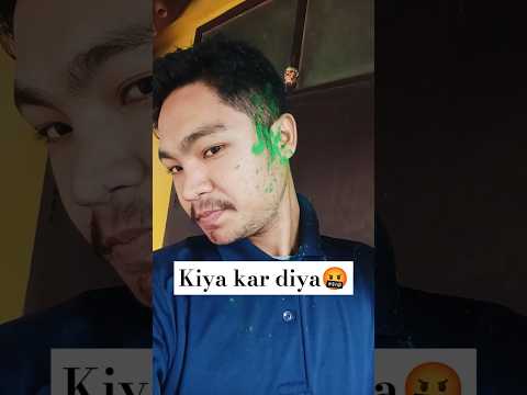 Kya kar diya 🤬 Happy Holi 😂 #trending #shorts #shortsfeed #viralvideo #holi #reels #viralreels