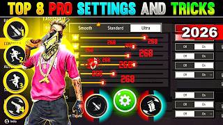 Free Fire Max Auto Headshot Trick 2026 Sensitivity ⚙️ 2gb, 3gb, 4gb Ram Headshot Sensitivity Setting