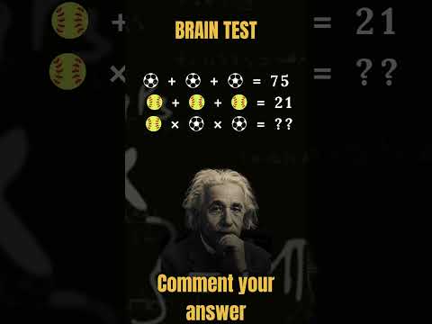 Are you smart? Solve this! #ytshorts #shorts #mathpuzzle