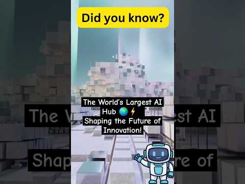 AI Superpower Unlocked! The World's Largest AI Data Center 🌍⚡ #futuretech #facts #FutureTechnology