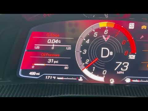 2024 C8 Corvette Z06 reaching the 500 mile break-in threshold