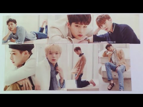 [Unboxing] Monsta X - Picnic In Monbebe World Message Cards/Postcards (Full Set)