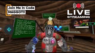 [LIVE EVENT JOIN NOW] (Get Us To 2K!!!) Join Me And Play With Me In Gorilla Tag!! Code Is MAGGOT!!