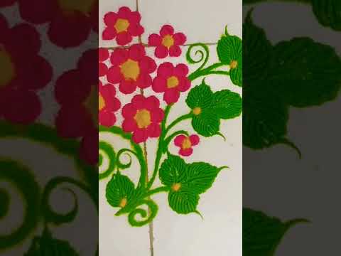 Beautiful Rangoli #trending #shorts #trendingshorts #viralshorts #like #subscribe #youtubeshort #3d