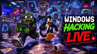 WINDOWS HACKING LIVE! AI Basics, Active Directory Hacking & Digital Forensics