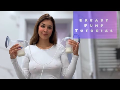 [4K] Double Breast Pump Tutorial | Breastfeeding Lesson