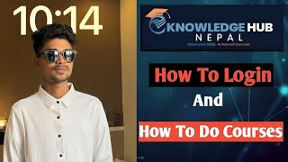 Knowledge Hub Nepal Ma id Bani sake paxi ke garne | how to do after make id in knowledge hub nepal !