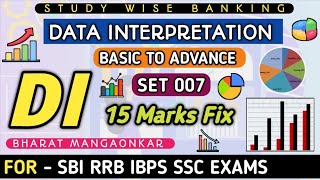 Data Interpretation Basic To Advance🔥DI For All Banking Exams✅Complete Data Interpretation For SBI