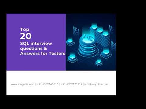 Top 20 SQL interview questions & Answers for Testers