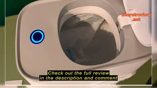 Review JOYBOS Trash Can with Lid Automatic Garbage Can, 3.8 Gallon Slim Small White Plastic Smart Tr