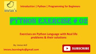 Python Exercise # 02 | Open and Save Text Files