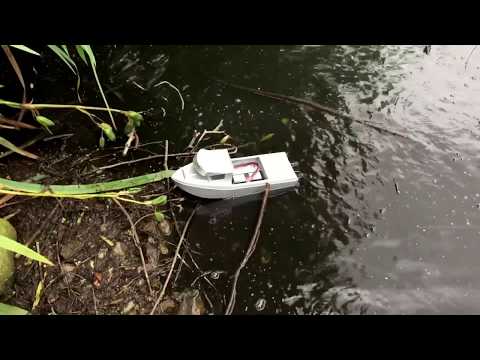 Micro twin 3D printed jet drive work boat - Maiden