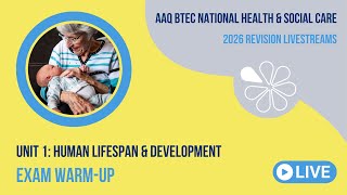 Exam Warm-Up for Unit 1 Human Lifespan & Development