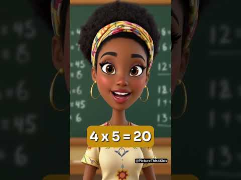 4x Times Table Song - Easy & Fun Way To Learn Multiplication Tables! #timestables #kidsfunlearning