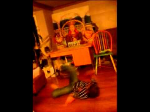 My brother breakdancing when he was younger