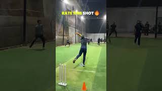 Classic Six 🎆 Rate the shot 🎯#cricketshorts #six #indoorcricket #cricketfun