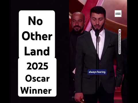 Oscar Winner 2025 "No Other Land" #palestine #gaza #israel #news #trending #yt #viral