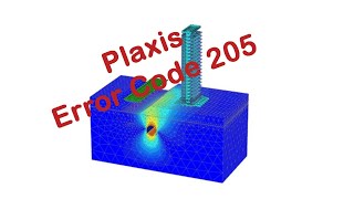plaxis error code 205 error in call to picos