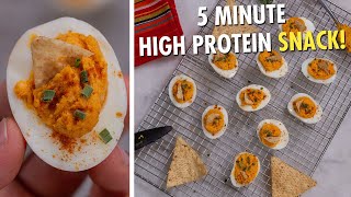 Mexican Deviled Eggs Recipe | High Protein Snack