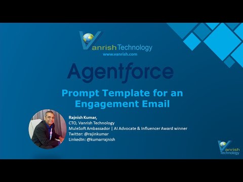 Agentforce: Email Prompt Template