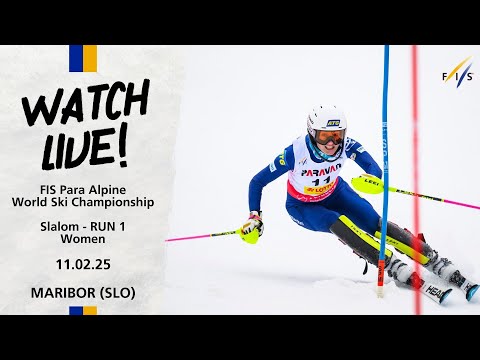 LIVE | FIS Para Alpine World Ski Championships Maribor (SLO) - W - Slalom Run 1