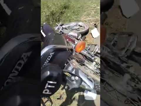 Honda CG 125 Live Accident | Honda CG 125 2023 Accident Video Status