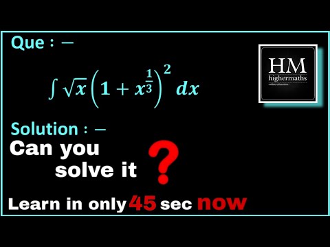 Integration solved problems | calculus | higher maths | #ytshorts #shorts #math #maths #integration