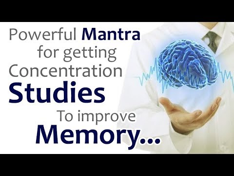 Powerful Mantra for Getting Concentration Studies to Improve Memory | Haindava