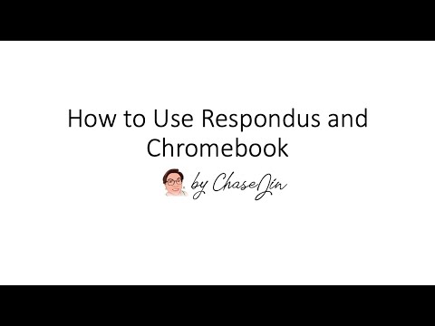 How to use Respondus with Chromebook