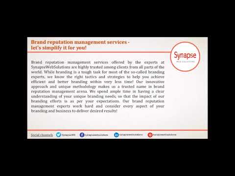 Brand reputation management services - 100% guaranteed results!