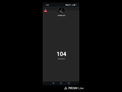 Live streaming of AYANPLAYZ