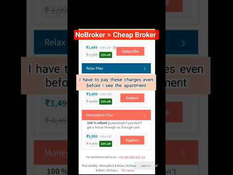 Nobroker scam or cheaper way of  property broking...?