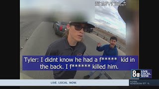 Las Vegas police release video of deadly road-rage shooting: 'My kid is dead'