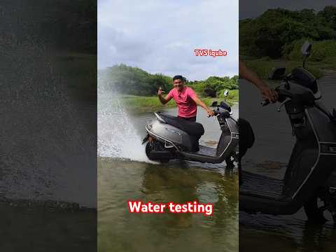 TVS iqube woter tes #viralvideo