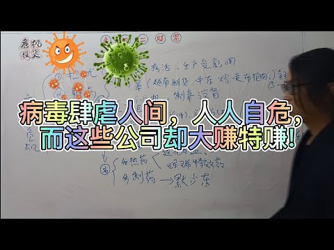 【疫情危机】病毒肆虐人间，人人自危，而这些公司却大赚特赚!