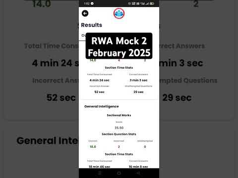 SSC GD RWA WEEKLY MOCK TEST SOLUTION ☺️✅ KYA RHA MERA SCORE ☺️😁#rwatest #rwamock
