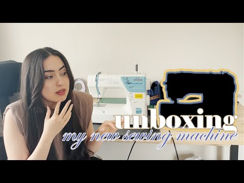Unboxing & set-up of my new sewing machine: BROTHER INNOVIS A16  // COSAMBELLA