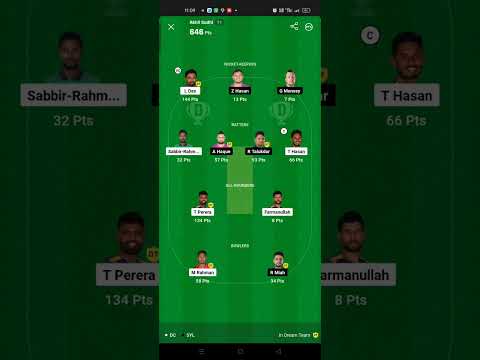 Bangladesh Premier league 2024/2025 | Today Dream 11 Prediction | Dhaka Capitals vs Sylhet Strikers
