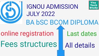 #ignouadmission2022 #admission2022 IGNOU ADMISSION JULY 2022 Indira Gandhi ADMISSION BA bSC bcom .