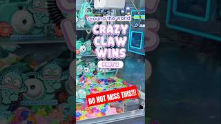🩷🩵CRAZY Claw Machine WINS Around the World!🌎 Part 2 #sanrio #clawmachine #arcade #cute #ufoキャッチャー