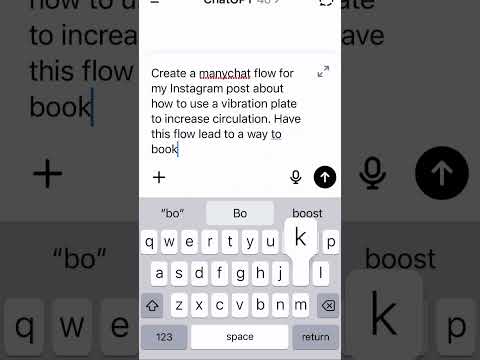 ChatGPT Prompt you need for Instagram for your small business to help create ManyChat Flows
