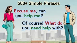 500+ Simple Phrases | Learn English | English Speaking Practice for Beginners