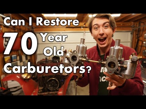 How to Rebuild MGTC Carburettors - Limit 55 E15