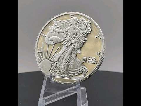 Walking Liberty 1oz Silver Round by Highland Mint #silver #bullion #silverstacking