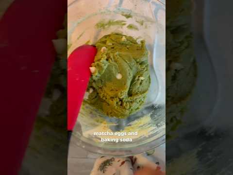 Let’s make Matcha Cookies from scratch 🎄💚#wellness #holidayrecipe