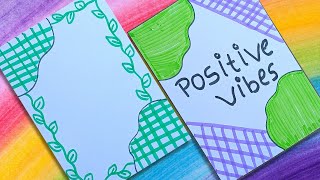 PROJECT WORK DESIGN/FRONT PAGE DESIGN/ ASSIGNMENT DESIGN/FLOWER DESIGN🌺/A4SHEET/ BORDER DESIGN BLUE