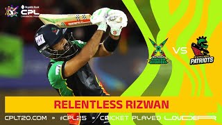 Mohammad Rizwan's INCREDIBLE Innings vs Guyana! | CPL 2025