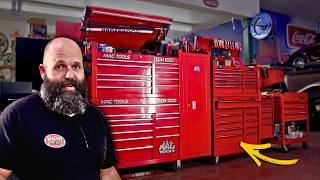 $1M+ VINTAGE CAR SHOP TOOLBOX TOUR! (30+ Years Experience)